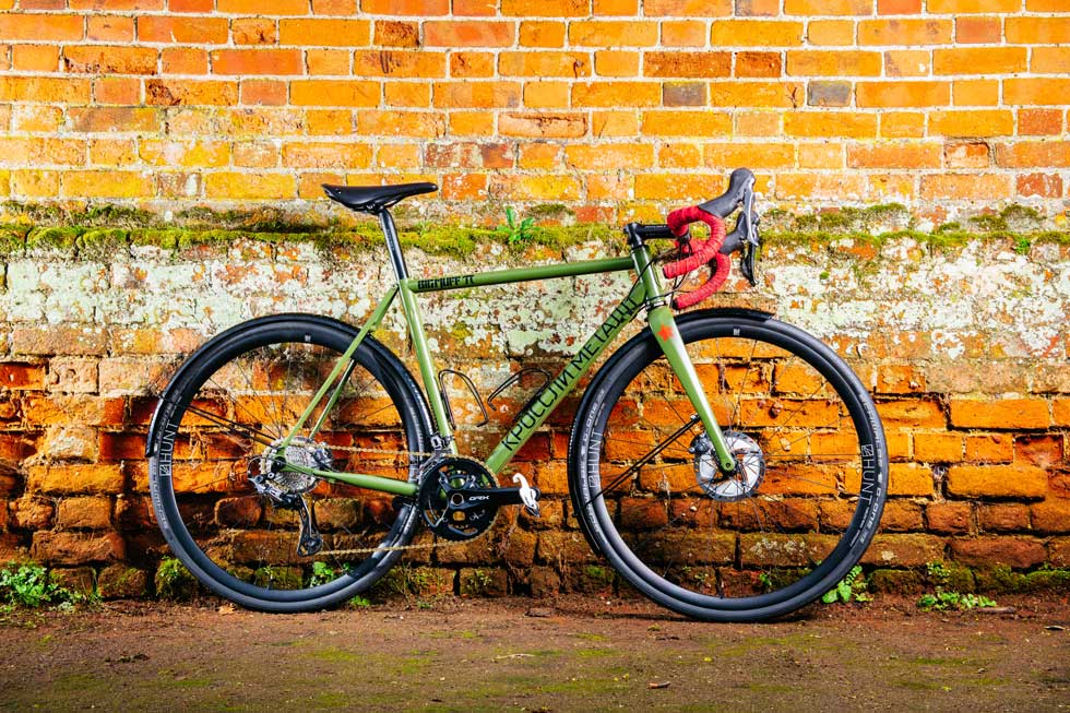 Green Gravel Bike